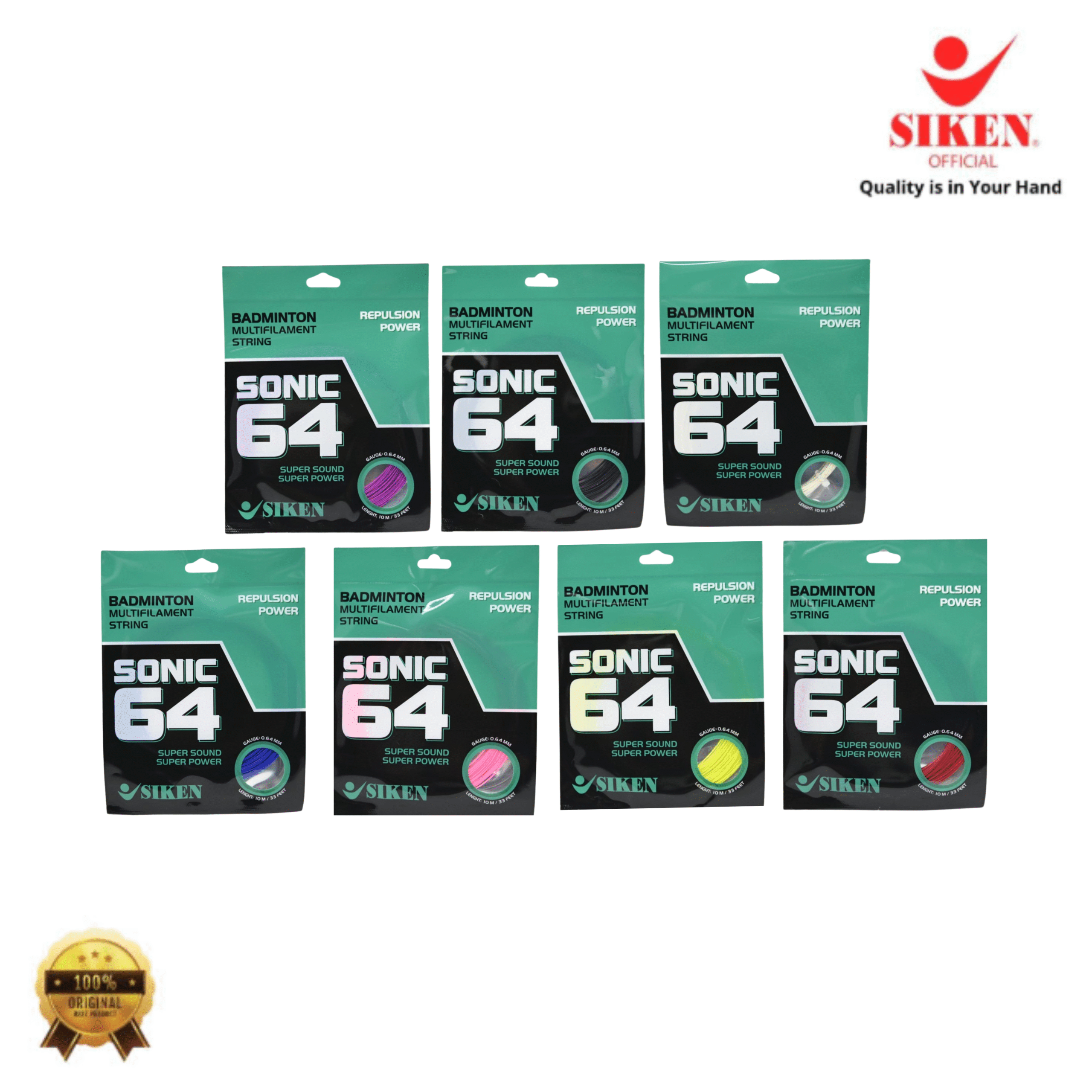 Senar Badminton Siken Sonic 64