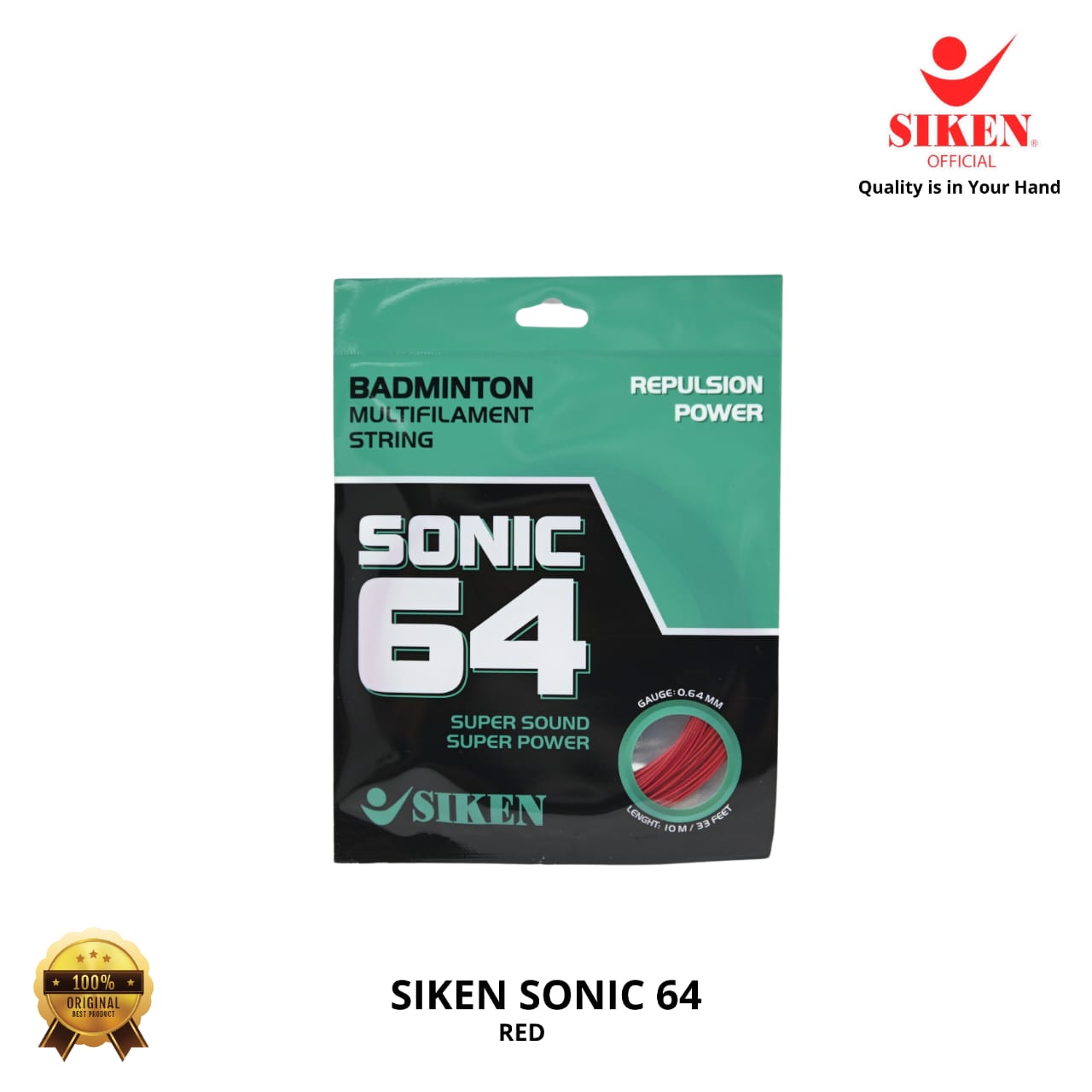 Senar Badminton Siken Sonic 64 - Gambar 8