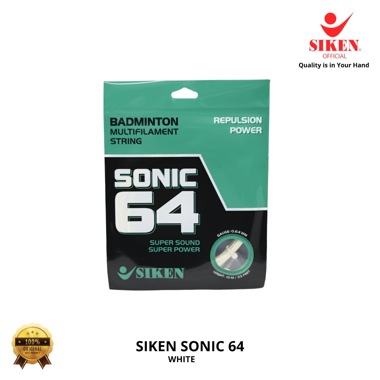 Senar Badminton Siken Sonic 64 - Gambar 5