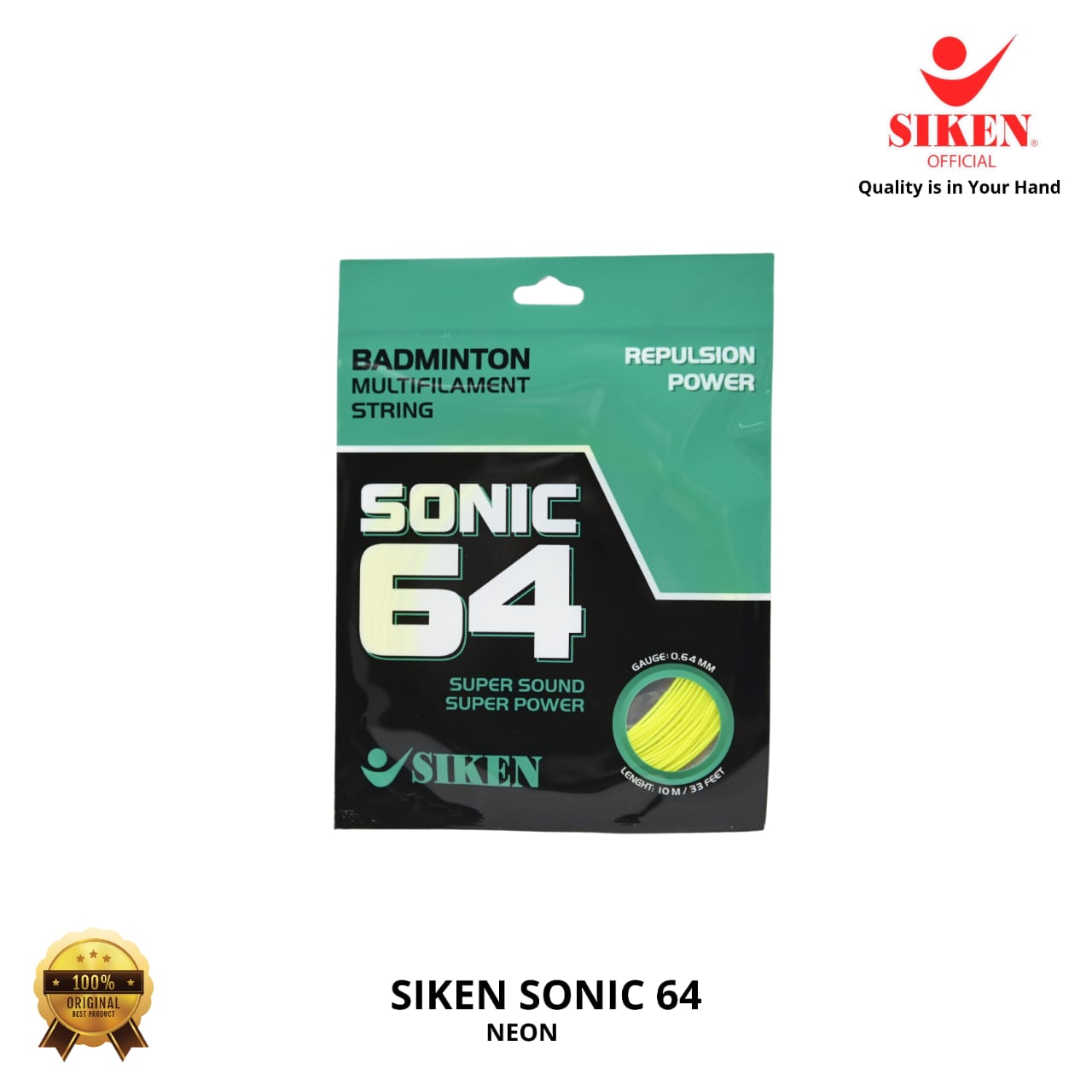 Senar Badminton Siken Sonic 64 - Gambar 4
