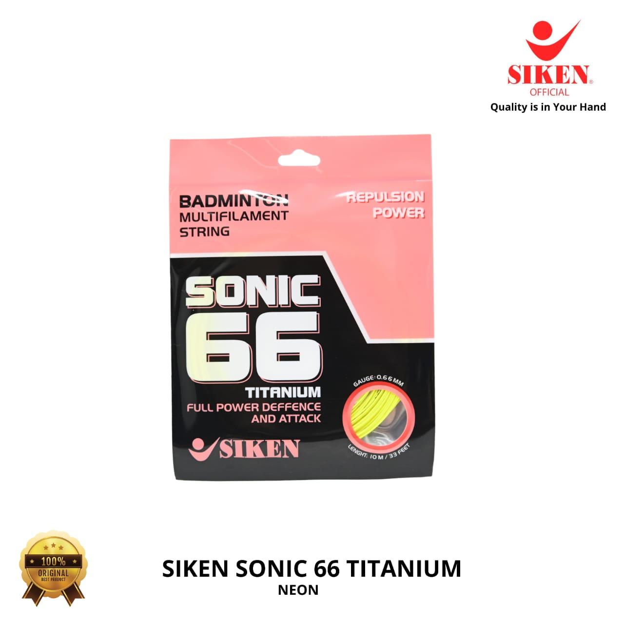 Senar Badminton Siken Power 66 Titanium - Gambar 4