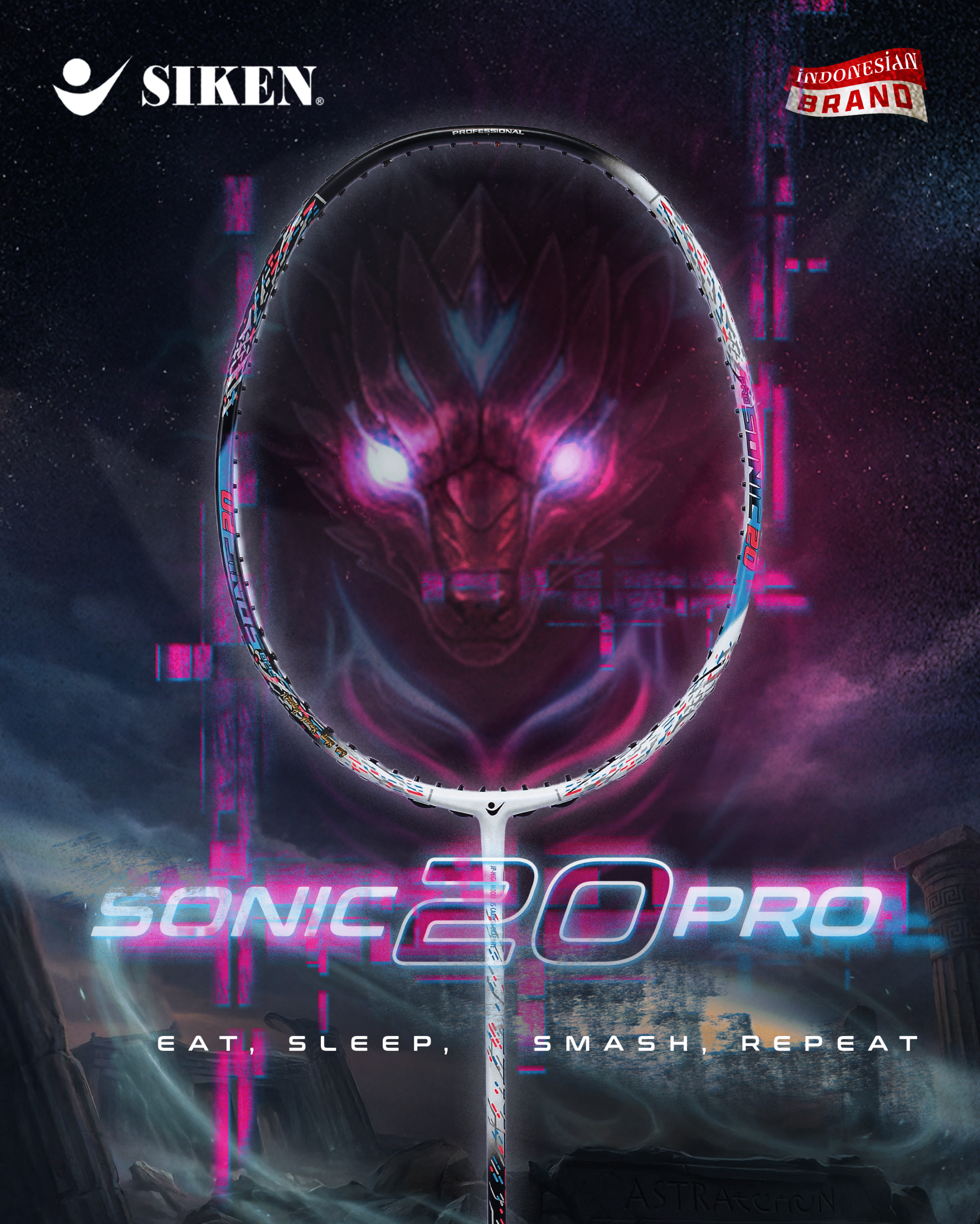 Raket Badminton Siken Sonic 20 Pro